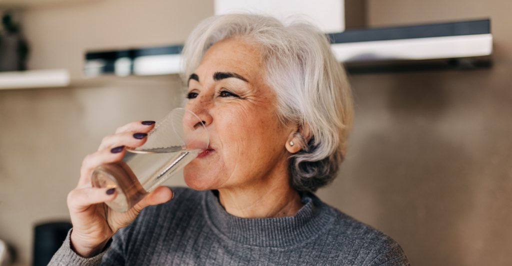 Woman Drinking Water