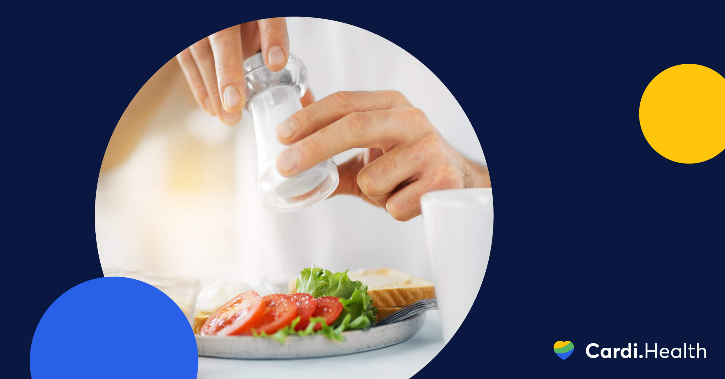 Cover photo for recommended sodium intake per day with high blood pressure